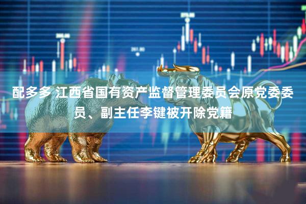 配多多 江西省国有资产监督管理委员会原党委委员、副主任李键被开除党籍